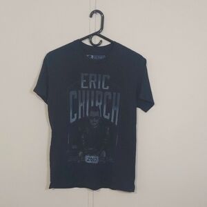Eric Church 2017 Holdin My Own Black Tour T-Shirt Size S